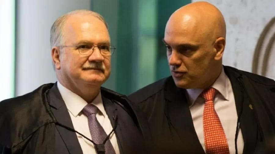 Ministros alexandre moraes e edson fachin