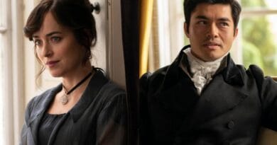 Lançamento de filme de romance com Dakota e Henry
