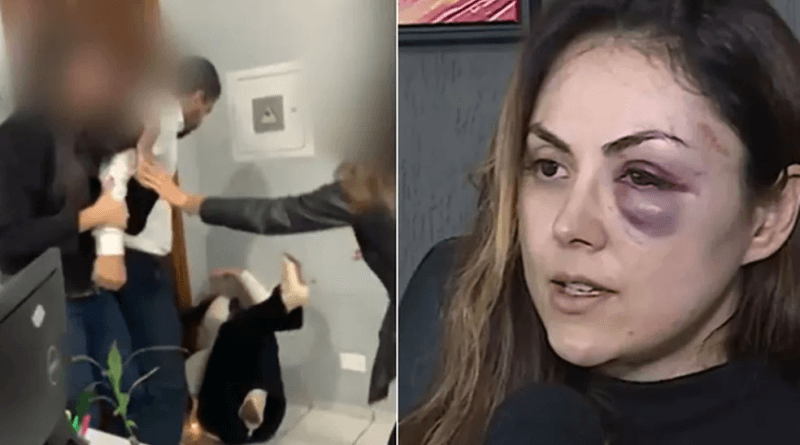 Violência no trabalho, procuradora é espancada por colega