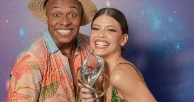 Wagner Santos e Vitoria Strada foram campeões do 'Dança dos Famosos 2022' Foto/Reprodução: Gaucha ZH