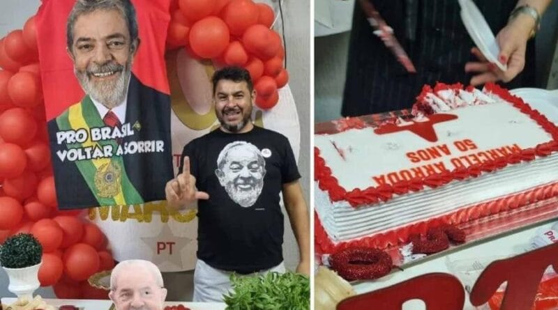 Marcelo, tesoureiro do pt que morreu na troca de tiros com o bolsonarista