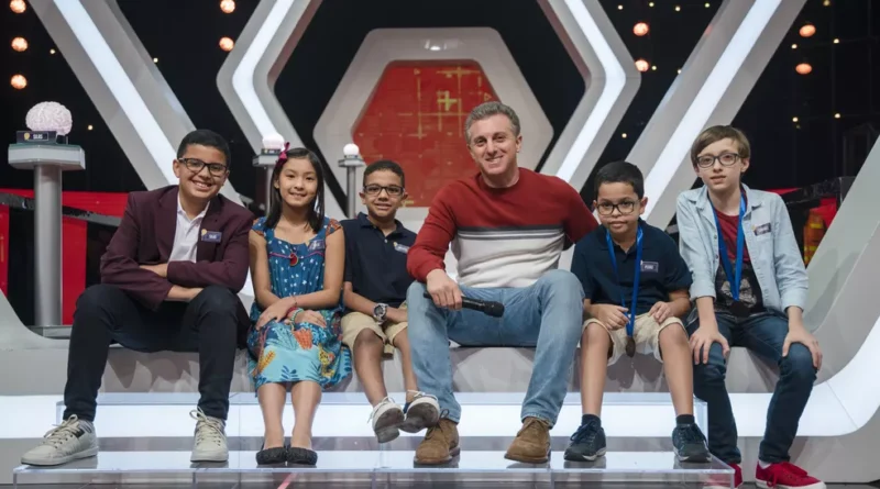 Pequenos Gênios é um quadro do programa Domingão apresentado por Luciano Huck