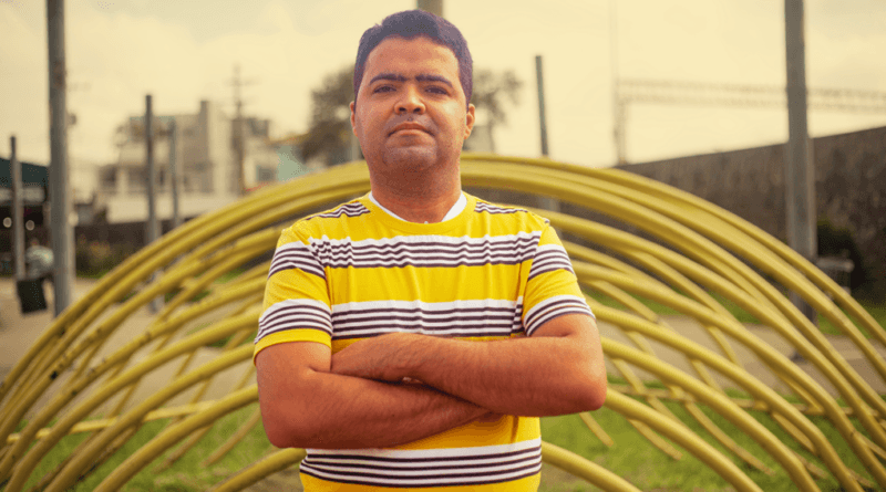 O cantor gospel Douglas Vida. Foto: Divulgação.