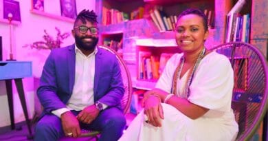 Alder Lima, CEO da Metamazon e Adriana Barbosa, idealizadora do Festival Feira Preta. Foto: Mari Lemos.