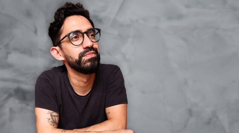 Igor Martins, vocalista da banda Barba de Arão. Foto: Divulgação.