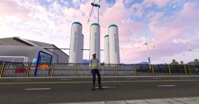 Usina de Hidrogênio Verde no Metaverso. Foto: Divulgação.