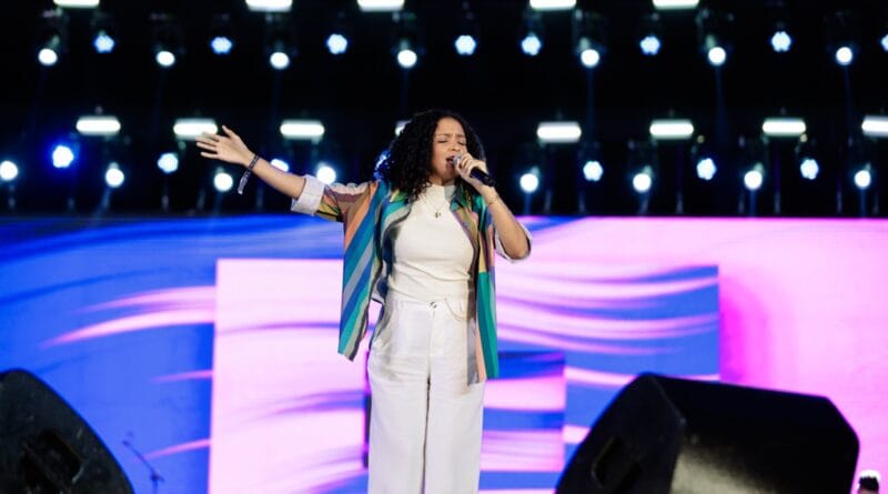 A cantora gospel Tirza Almeida. Foto: Bruno Costa Films.