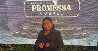 A cantora gospel Amanda Lage. Foto: Divulgação.