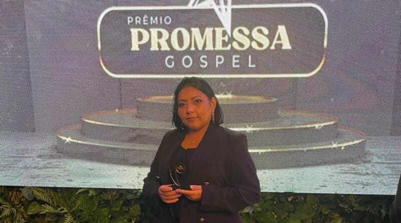 A cantora gospel Amanda Lage. Foto: Divulgação.