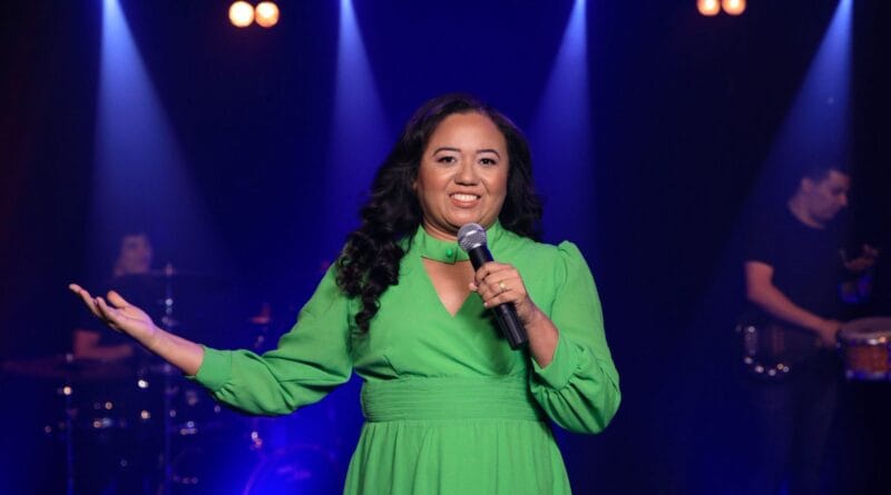 A cantora Mara Pereira. Foto: Washington Libano.