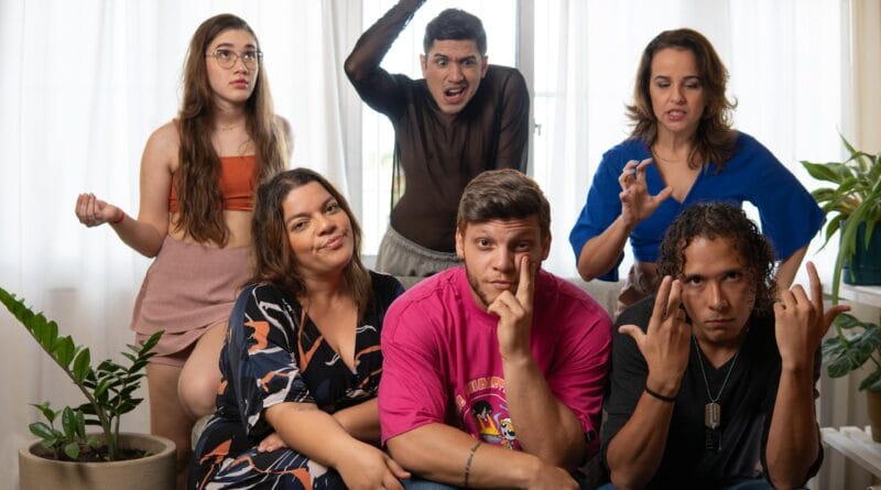 Atores do espetáculo De Toda Forma é Amor. Foto: Yago Albuquerque.