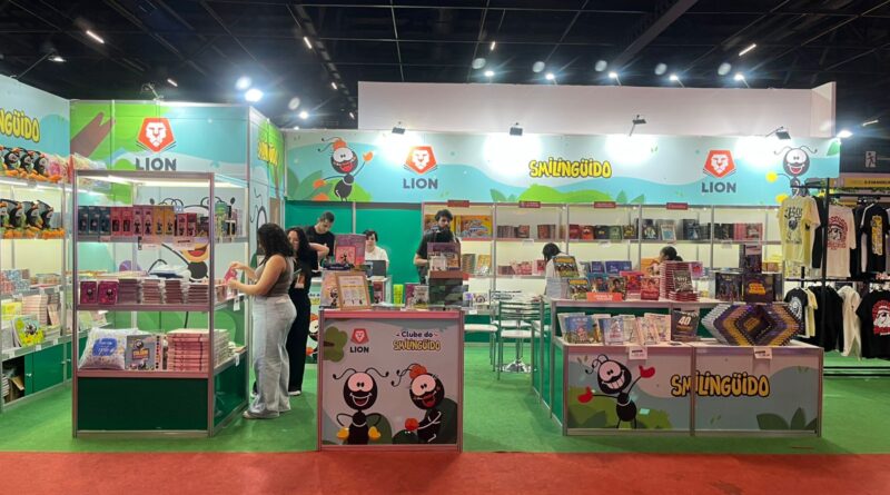 Lion Editora na Expo Cristã 2025 em São Paulo. Foto: Lucas Moraes.