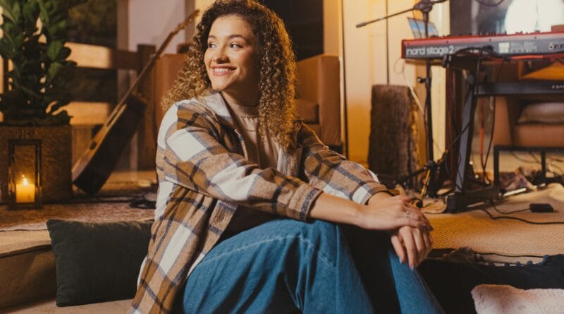 A cantora Sarah Lanza. Foto: Pedro Sabino-Lisboa.