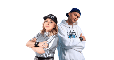 A cantora Cristina Mel e o rapper 2Metro. Foto: Divulgação.