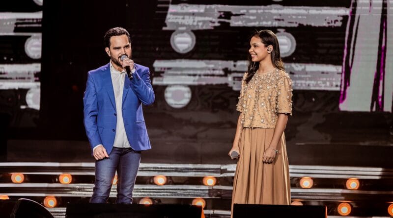 Os cantores Luciano Camargo e Maria Marçal. Foto: Divulgação.