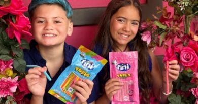 Os cantores mirins Helô Roxy e MC Lorenzo. Foto: Divulgação.