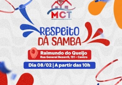 Movimento nacional “Levante Mulheres Vivas” participa no próximo domingo do bloco ” Respeito Dá Samba ” no Raimundo dos Queijos