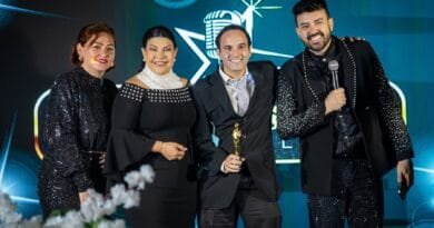 O cantor Edu Silvela no Prêmio Promessa Gospel. Foto: Mateus Silva.