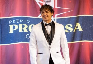 O cantor Hudson Vieira no Prêmio Promessa Gospel 2026. Foto: Mateus Silva.