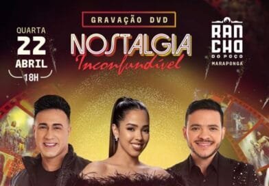 BANDA LIBANOS GRAVA DVD NOSTALGIA INCONFUNDÍVEL em Fortaleza