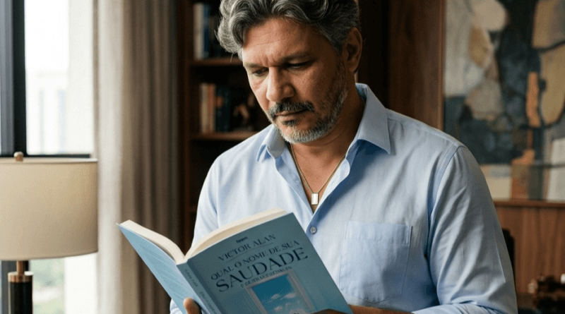 O escritor Victor Alan. Foto: Divulgação.