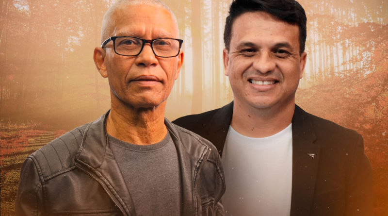 Os cantores Roberto Dom e Claudinho Maciel. Foto: Divulgação.
