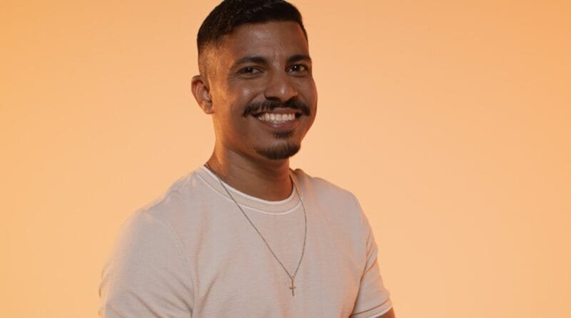O cantor gospel Luan Ribeiro. Foto: Divulgação.