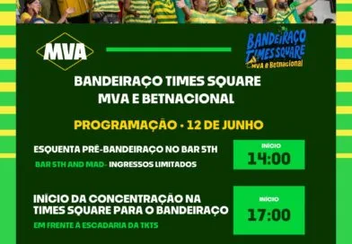  Betnacional e MVA devem reunir mais de 3 mil brasileiros no maior bandeiraço da história da torcida brasileira