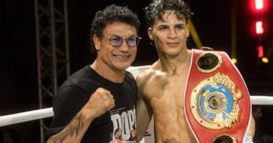 Tarsis Santana conquista cinturão brasileiro de boxe em noite de destaque no FMS
