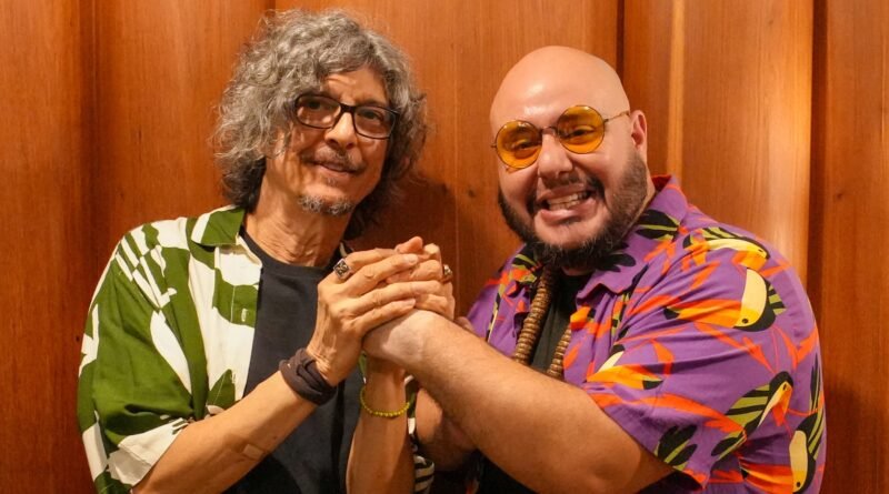 Os cantores Pedro Luís e Márcio Moreira. Foto: Divulgação.