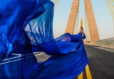 Rejane Pauletti registra imagens exclusivas de nova ponte na fronteira com o Paraguai antes da abertura oficial
