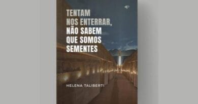 O livro será lançado em São Paulo no dia 17/8, às 19h, na Livraria da Vila da Vila Madalena