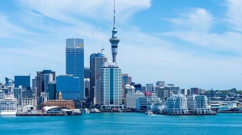 Auckland, principal centro econômico da Nova Zelândia