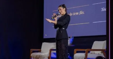 Jéssica Mueller leva disciplina do esporte a empresas e eventos Jéssica Mueller leva disciplina do esporte a empresas e eventos