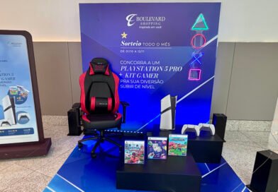 Até 12/11 – Boulevard Shopping tem sorteio Kit Gamer com PlayStation, cadeira e jogos