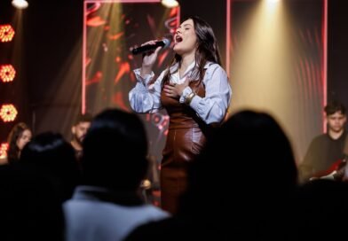 A cantora gospel Íngrid Santiago. Foto: Todah Experience Live.