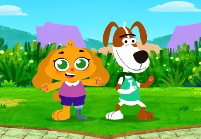 Caninópolis reúne filhote autista e personagem com prótese na perna