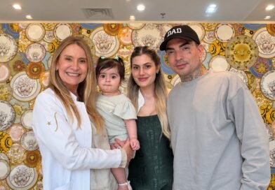 MC Guimê celebra superação da APLV da filha e agradece à pediatra