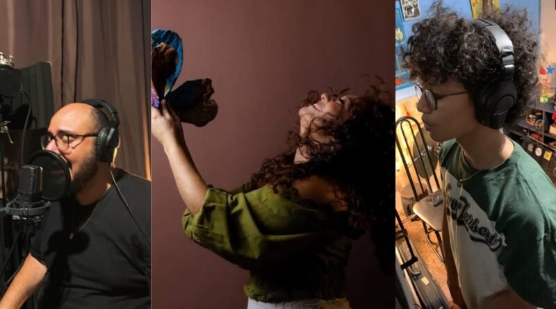 Márcio Moreira, Sonyra Bandeira e Vitor Lima. Foto Divulgação.